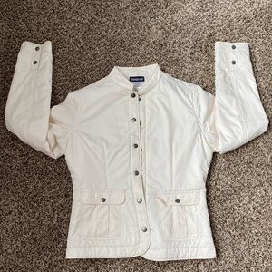 Cream Patagonia Down Jacket